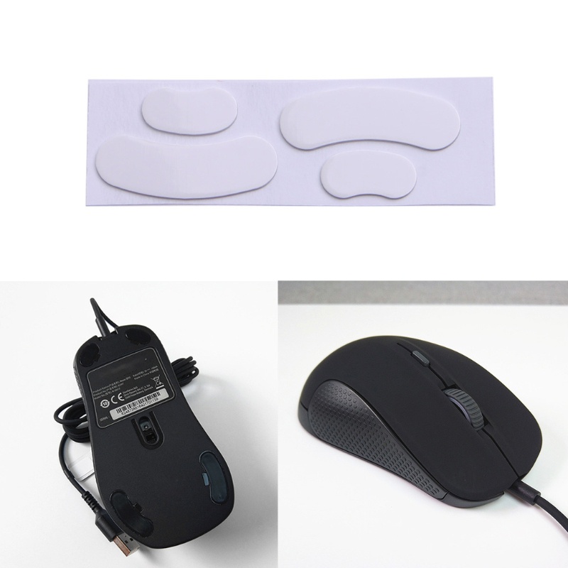 Miếng Dán Viền Cong Trang Trí Chuột Máy Tính Chống Trượt Dành Cho Steelseries RIVAL 300 300S