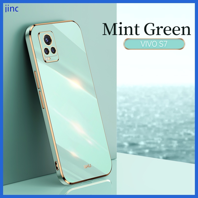 Ốp lưng Vivo Y21 V20 V21 SE Pro case Vỏ điện thoại chất lượng cao mạ vàng sang trọng
