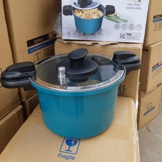 NỒI ÁP SUẤT ĐUN BẾP TỪ AMERCOOK - 6L - 24 CM - MẶT CHỐNG DÍNH ĐÁ