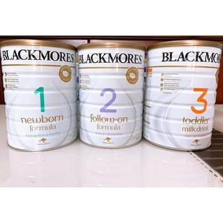 Sữa blackmores của úc đủ số 1,2,3 mẫu mới 900g