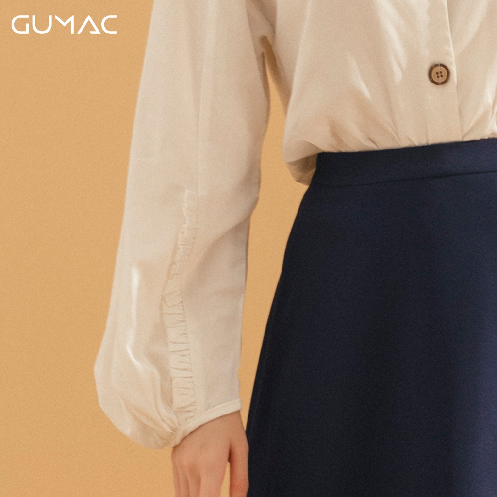 [Mã WABRGU100 giảm 15% đơn 249K tối đa 100k] Áo tay phồng nút gỗ AA764 GUMAC | BigBuy360 - bigbuy360.vn