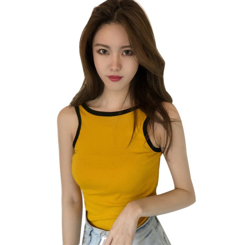 Áo Tank Top cổ tròn thiết kế hở lưng quyến rũ