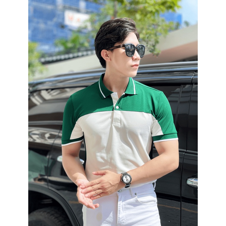 (HCM) ÁO THUN NAM CỔ BẺ TAY NGẮN FORM ÔM CHUẨN BODY , NÉT NAM CA HÀN QUỐC SIÊU HOT  HOT NHÂT