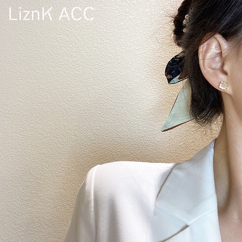 Set 3 Đôi Bông Tai Mạ Bạc S925 Hợp Thời Trang Cho Nữ