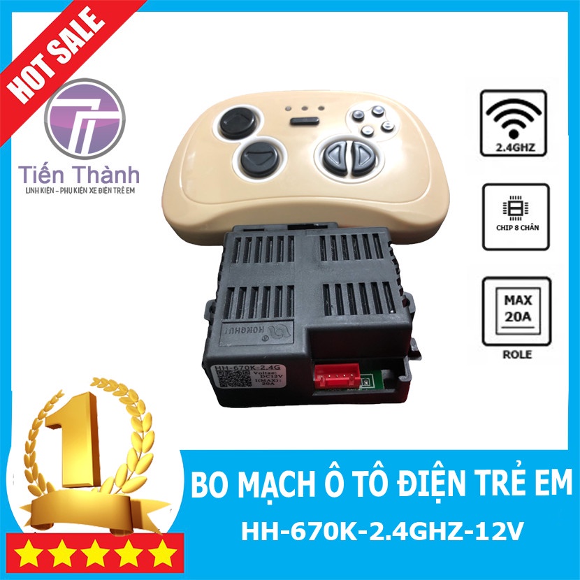 Bo Mạch, Điều Khiển Ô Tô Điện Trẻ Em MsHH670K 12V