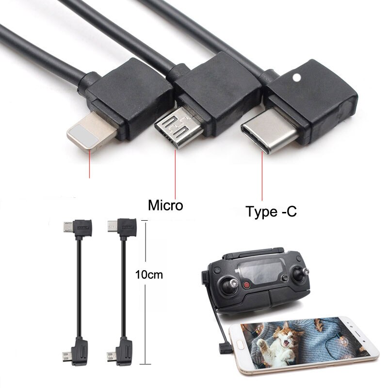 Cáp Truyền Dữ Liệu Micro USB Type-c OTG Mavic Air/Mavic Mini 10cm 30cm Cho DJI Mini /2 /Mavic Pro Mavic 2 Pro