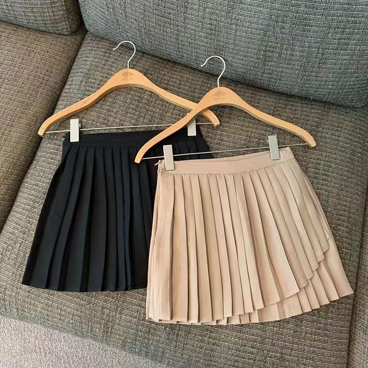 Chân Váy Xếp Ly Lệch Tà Nữ Tính  tao bao