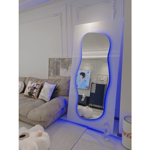 Gương sàn led Venus Mirror nhiều màu ánh sáng decor phòng phong cách Bắc Âu