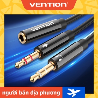 Vention dây cáp chia 2 cổng âm thanh 3.5mm