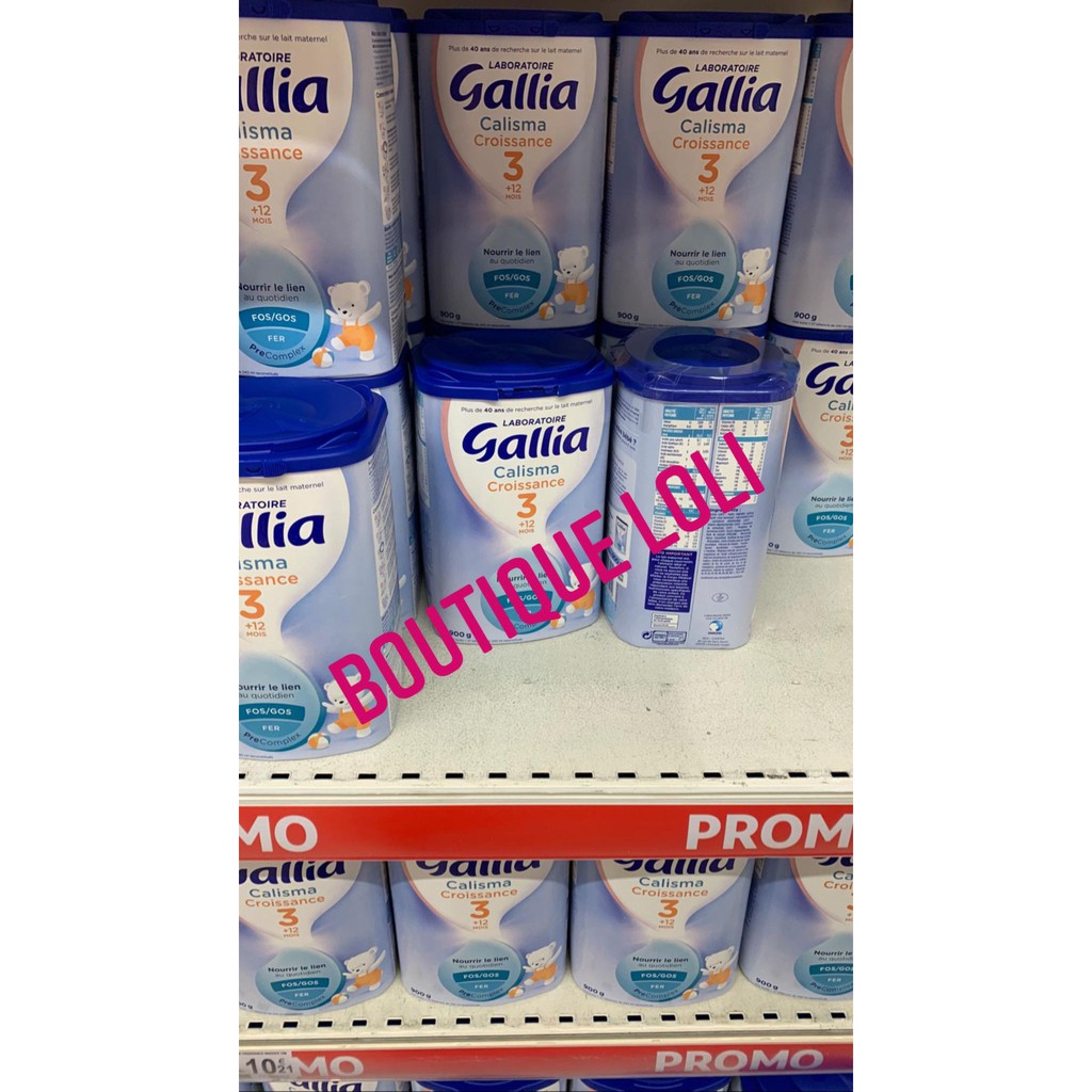Sữa Gallia Calisma Croissance số 3 900gr hàng nội địa Pháp