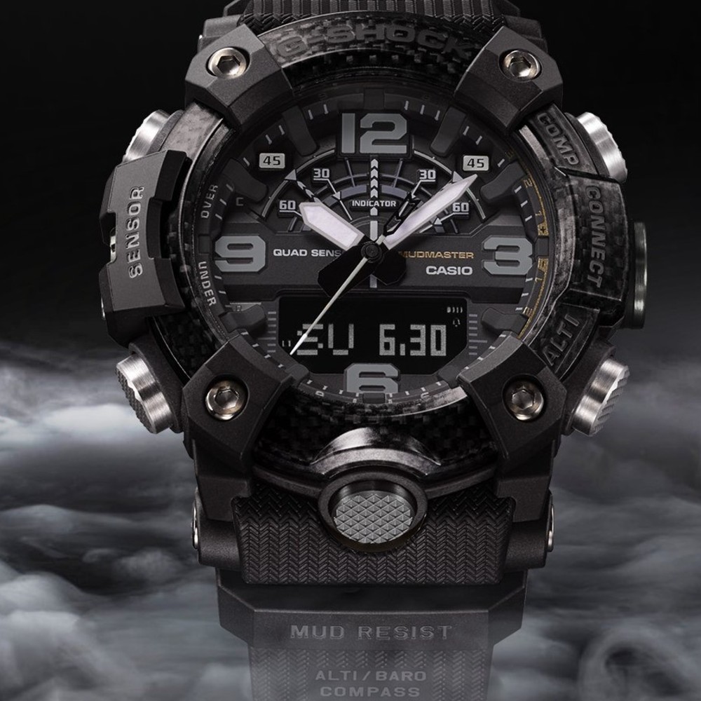 Đồng Hồ Casio Nam Dây Nhựa GSHOCK GG-B100-1BDR Chính Hãng
