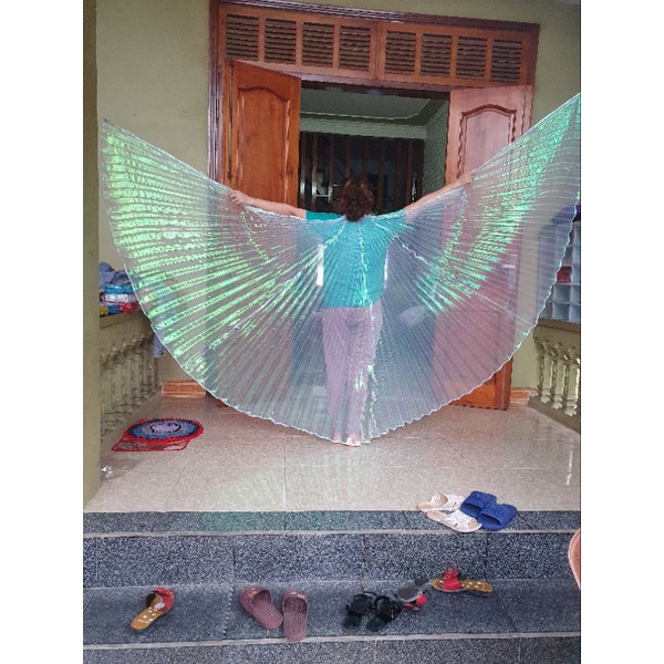 Cánh múa belly dance, Cánh múa bụng đủ các màu, cánh múa hàng nhập Quảng châu siêu đẹp siêu bền
