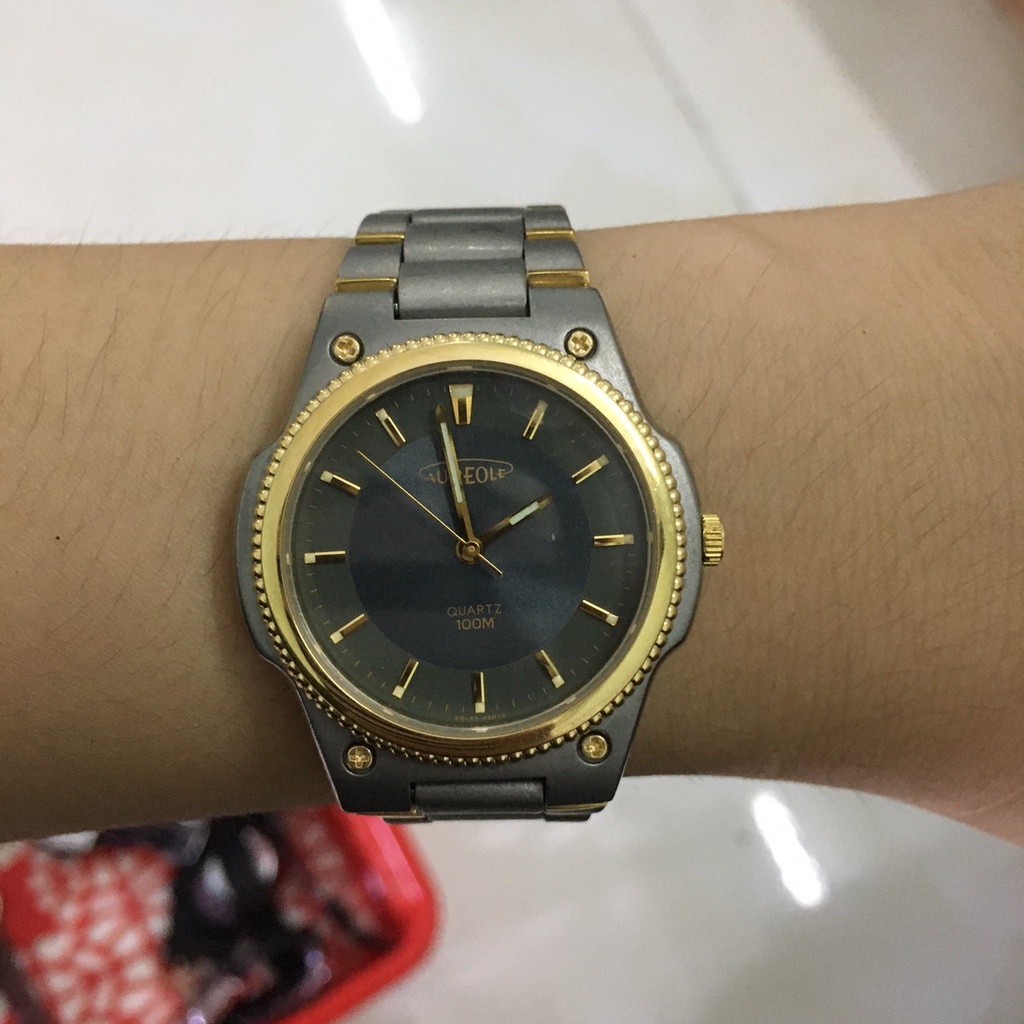 Đồng hồ nam AUREOLE thương hiệu QUARTZ hàng si Nhật chính hãng
