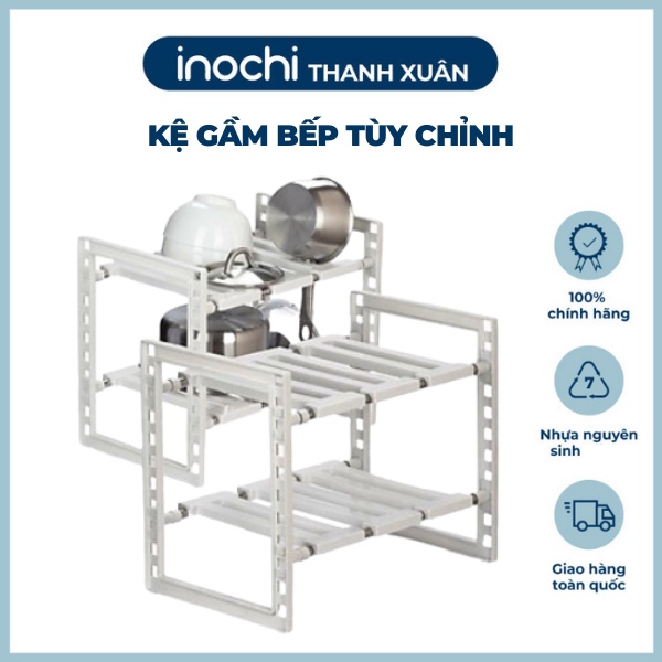 Kệ gầm bếp 🌱 Kệ bếp INOCHI thông minh tiện lợi dành cho nhà bếp nhà tắm phòng ăn phòng ngủ