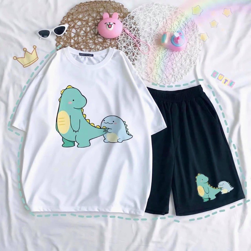 Set áo thun + quần short free size [ Hàng có sẵn ] | BigBuy360 - bigbuy360.vn