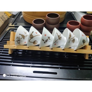 bộ chén sứ trắng bạch định