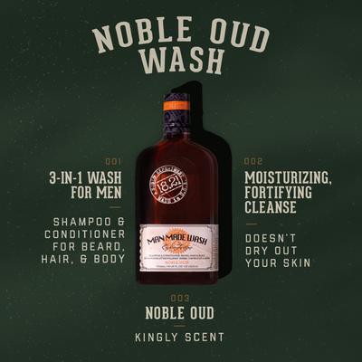 Dầu gội xả tắm 3 trong 1 18.21 Man Made Wash Sweet Tobacco , Spiced Vanilla , Absolute Mahogany , Noble Oud - 500ml | BigBuy360 - bigbuy360.vn