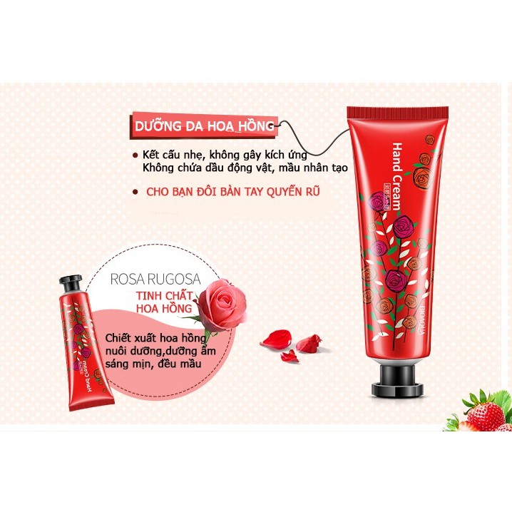 Combo 3 Kem Dưỡng Tay - Kem tay hương hoa quả Bioaqua 30g x 3chai - 3kem008 | BigBuy360 - bigbuy360.vn