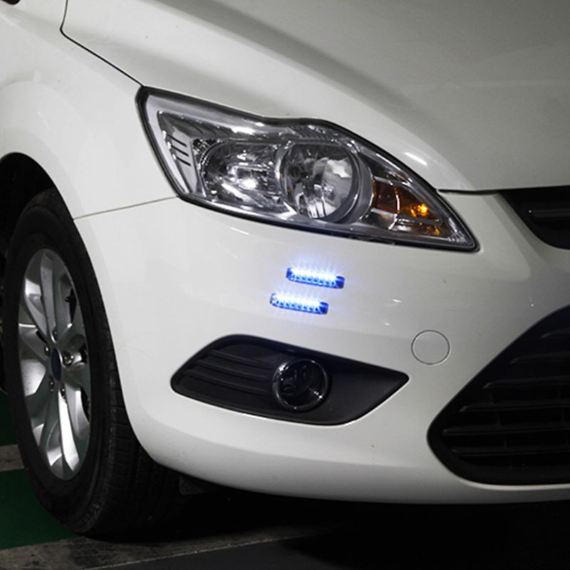 Đèn Led Gắn Cửa Xe Hơi Sử Dụng Năng Lượng Mặt Trời Chống Va Chạm
