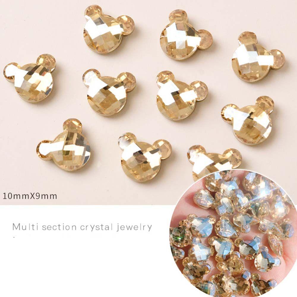 Móng Tay Giả Họa Tiết Hoạt Hình DYRUIDOJ|Phụ Kiện Trang Trí Móng Tay 3D Hình Chuột Mickey Xinh Xắn|Phụ Kiện Trang Trí Móng Tay Xinh Xắn