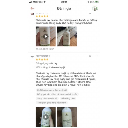 Nước rửa tay hữu cơ fuwa3e sinh học Thiên Nhiên Organics🌿hương cam quýt🌿sạch khuẩn,mềm da,không khô,an toàn mẹ bé