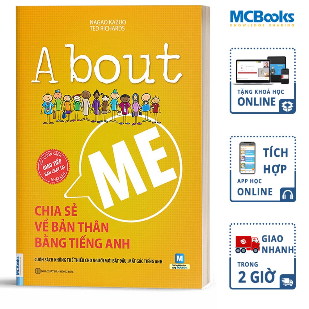 Sách About Me Chia Sẻ Về Bản Thân Bằng Tiếng Anh (Tái bản 2019)