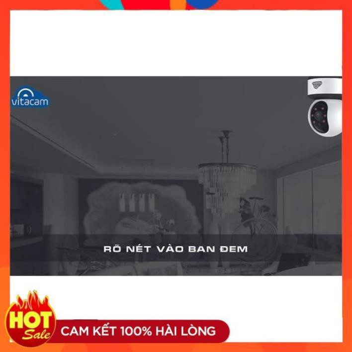 [Chính Hãng] CAMERA trong nhà VITACAM C1080 PRO - 3.0MPX FULL 1296P - HÀNG CHÍNH HÃNG bảo hành 12 tháng