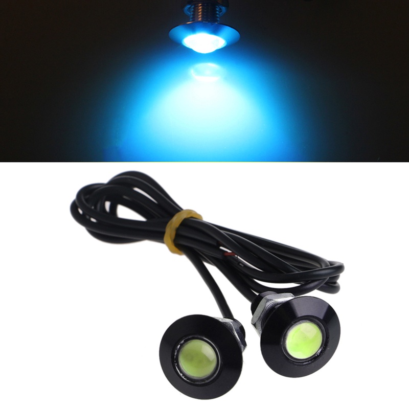 Bộ 2 Đèn LED Tín Hiệu Xe Hơi COB DRL 23mm Chất Lượng Cao