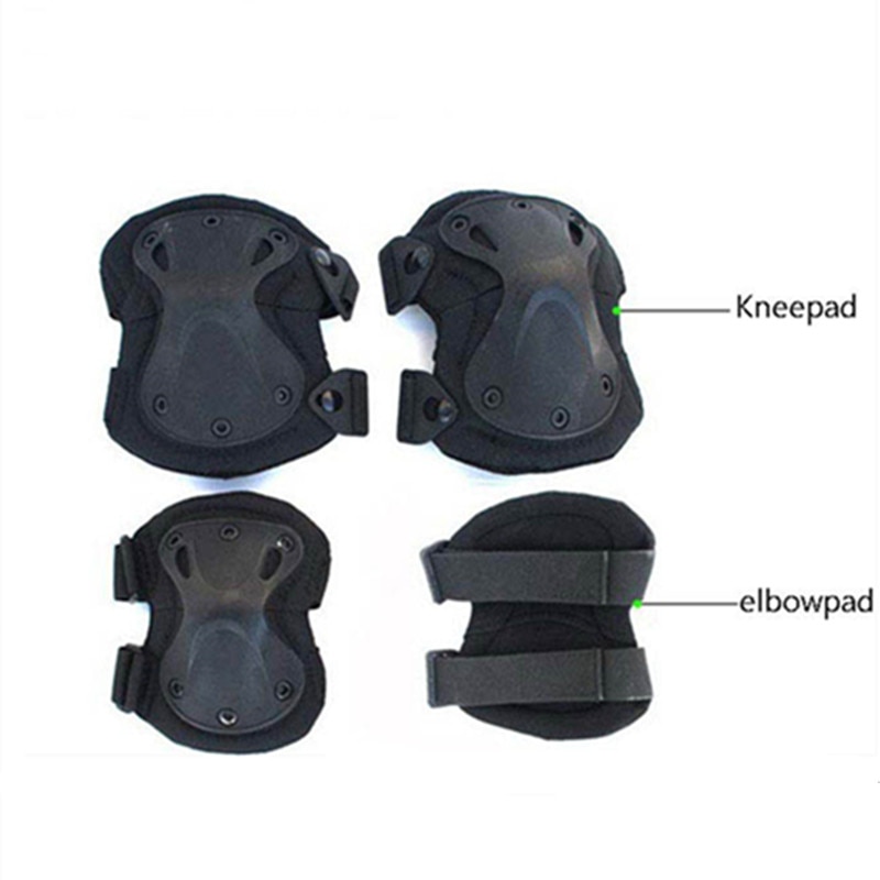 Tactical KneePad Elbow Knee Pad Quân đội Bảo vệ đầu gối Quân đội Airsoft Thể thao ngoài trời Làm việc Săn bắn Trượt băng An toàn Thiết bị Đầu gối