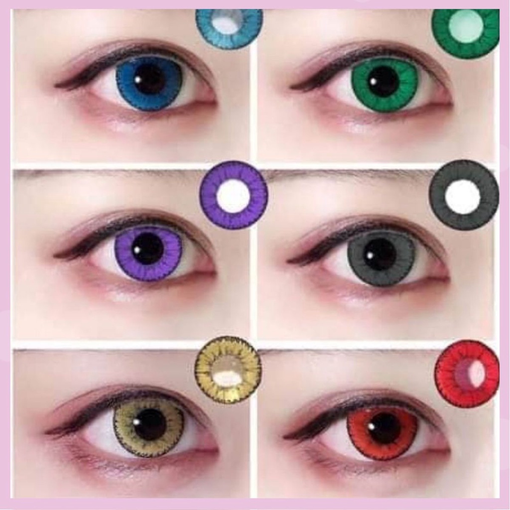 lens cosplay - demon full cận từ 0 đến 8