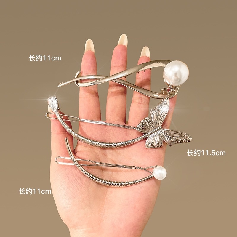 Kẹp Tóc Kim Loại Hình Cá Mập Thời Trang Cho Nữ