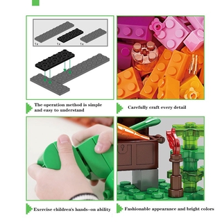 Lego Minecraft Ngôi Làng Puzzle Blocks
