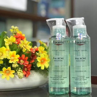 Gel rửa mặt cho da mụn Eucerin ProAcne - Cleansing Gel 200ml