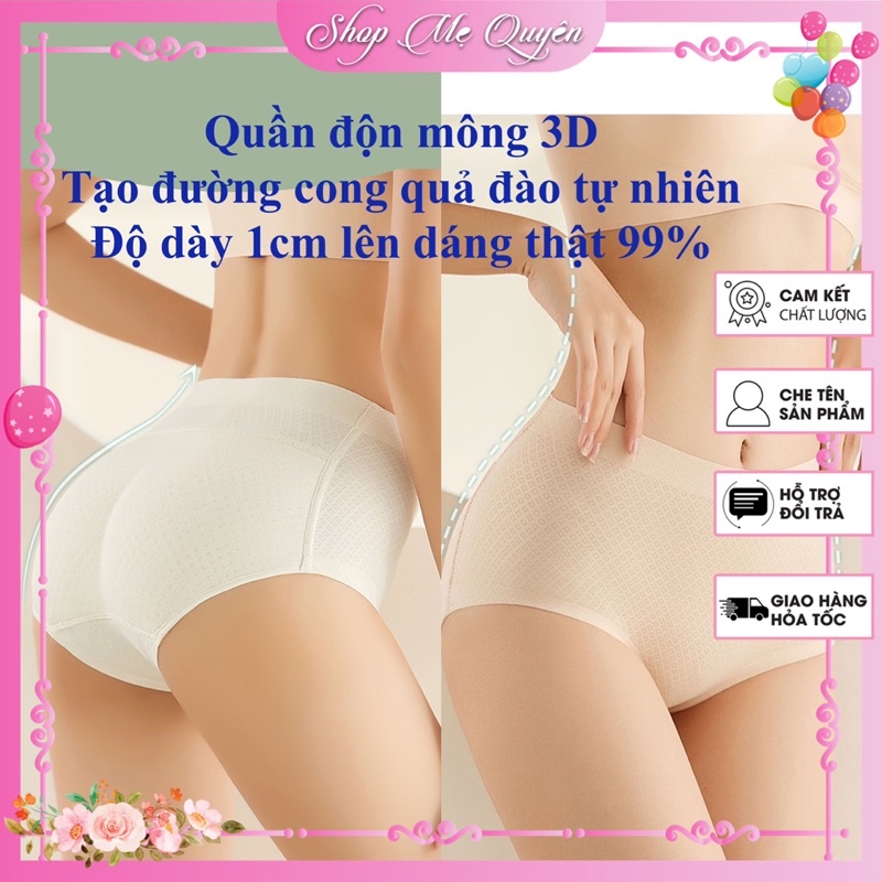 Quần độn mông nữ , quần độn mông hông mỏng lên dáng thật mông tự nhiên