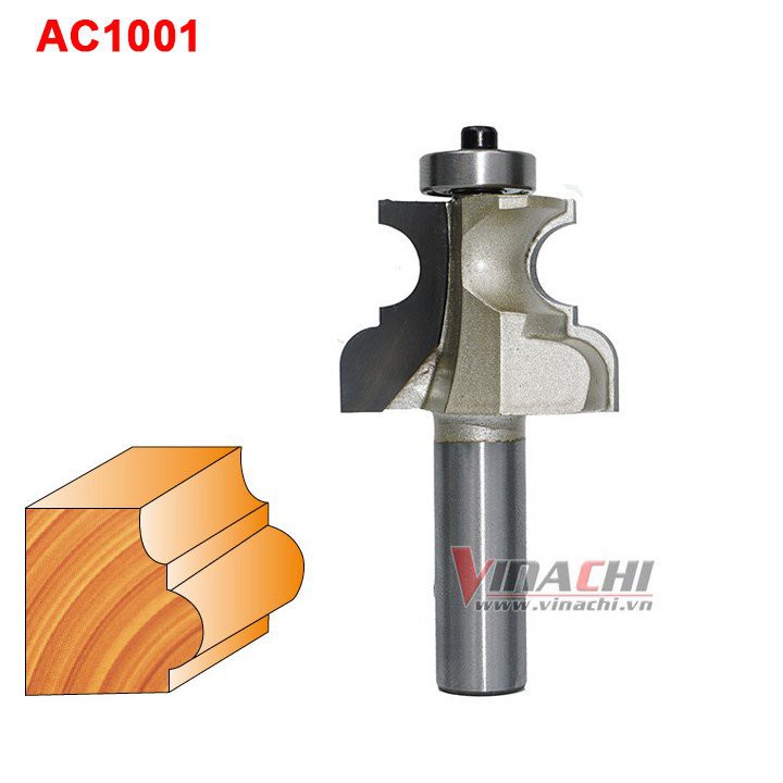 MŨI PHAY CHỈ CỬA TIDEWAY AC1001 CỐT 12.7MM  - 1 MŨI