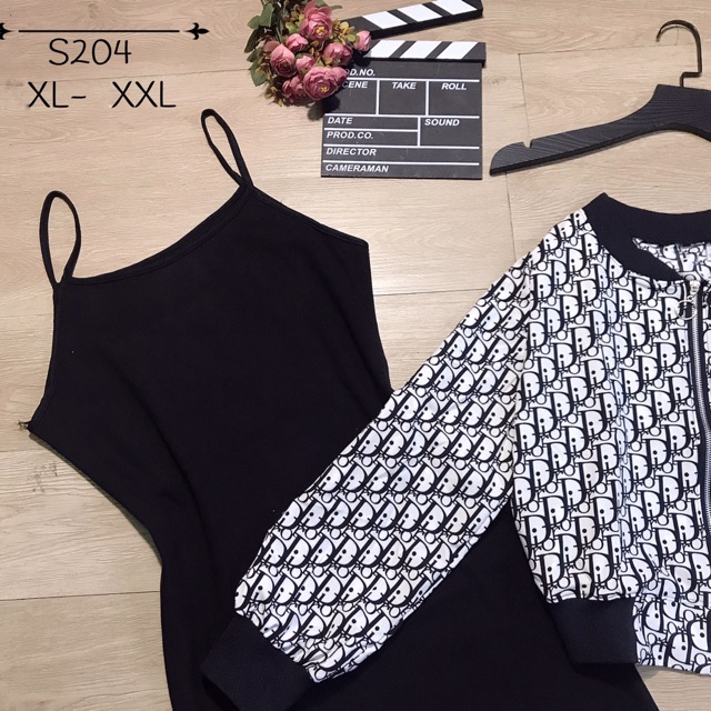 Set Body + Khoác Bomber Đì O Bigsize