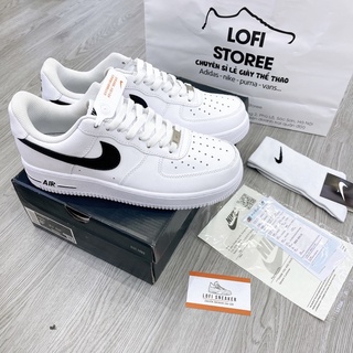 Giày Thể Thao Trắng Vạch Đen Nam nữ Thấp cổ giầy sneaker basic tặng kèm box bill