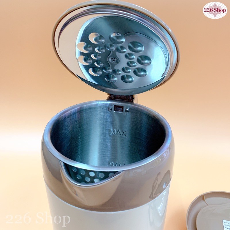 Ấm đun siêu tốc 2 lớp inox 304 Yumei 2,5 lít . Bảo hành 12 tháng