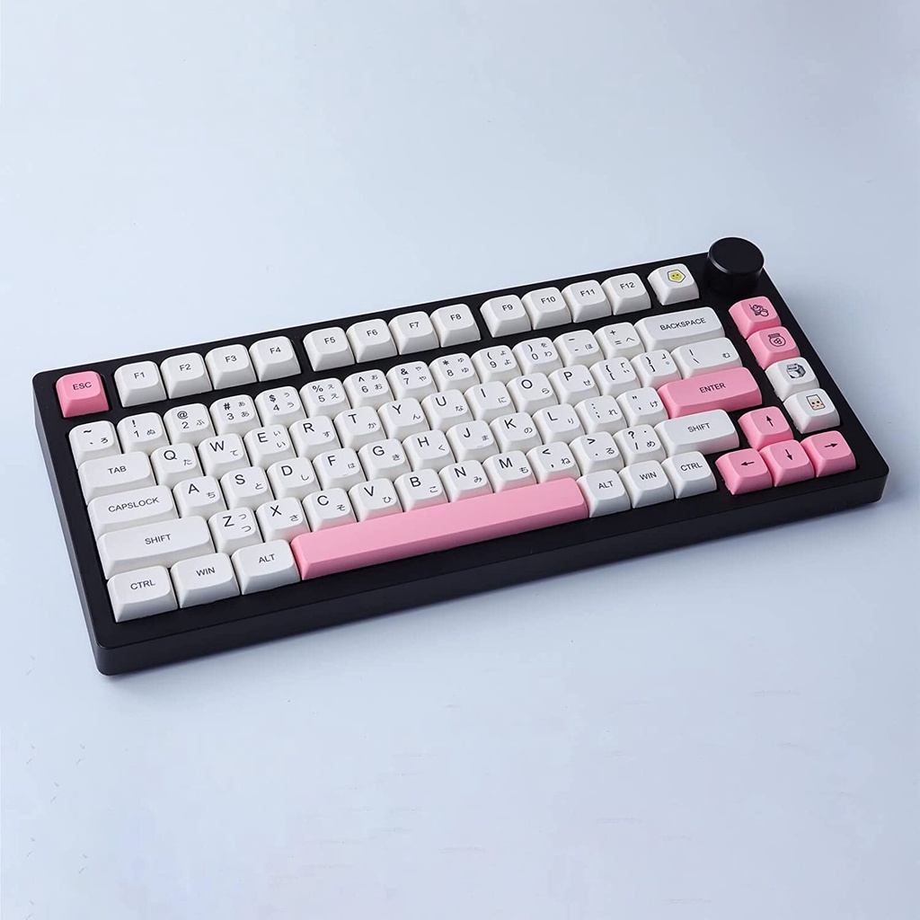 GMK Strawberry Milk Cake Keycaps 137 Phím PBT Thuốc nhuộm-Thăng hoa Keycaps XDA Hồ sơ Nhật Bản Keycaps cho Cherry Gateron MX Công tắc bàn phím cơ