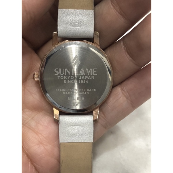 ĐỒNG HỒ SI NHẬT CHÍNH HÃNG DÂY DA DÀNH CHO NỮ - THƯƠNG HIỆU SUNFLAME