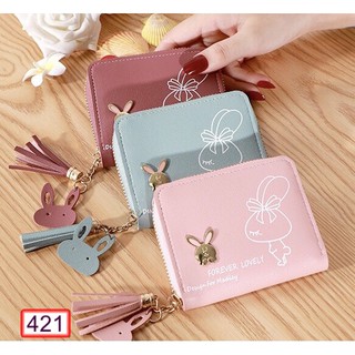 VÍ NGẮN NỮ CẦM TAY 421 THỎ MADLEY THỜI TRANG SIÊU DỄ THƯƠNG