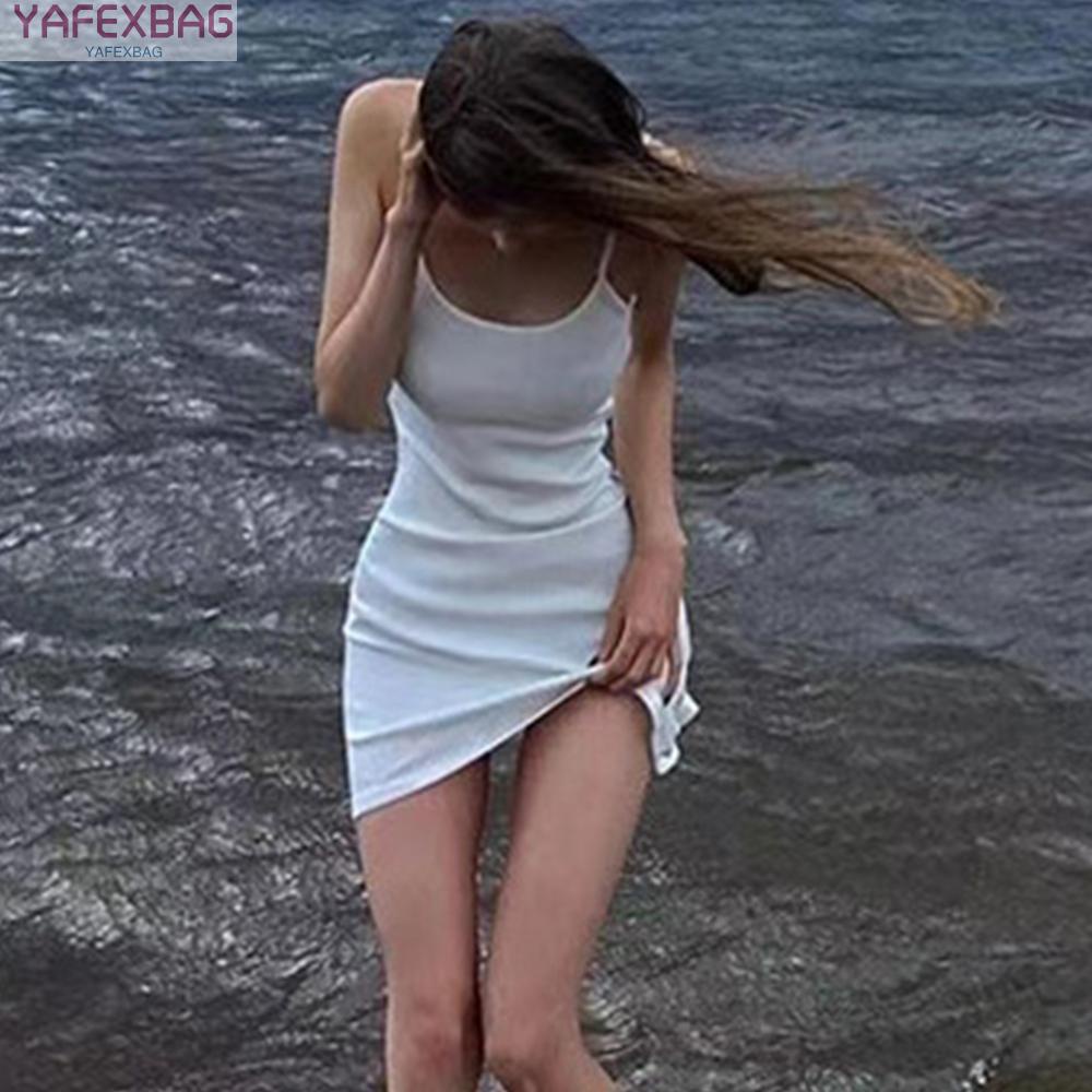 Women Sexy Spaghetti Strap Bodycon Mini Dress Club Party Wear Short Dress Summer