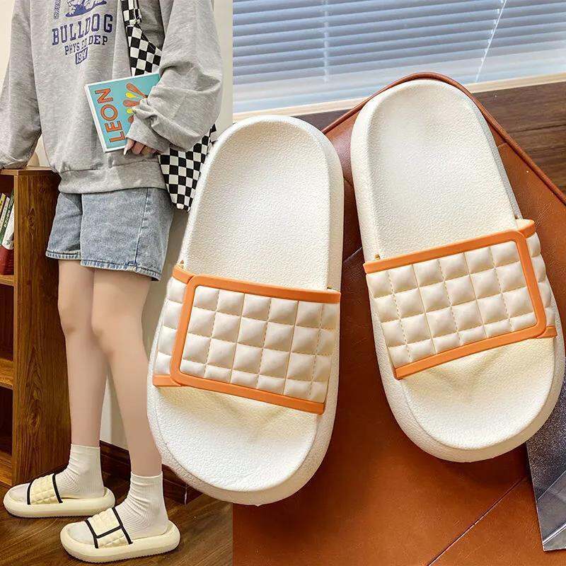 Dép Xỏ Ngón Quai Ngang Thiết Kế Độc Đáo Thời Trang Đi Biển Cho Nữ ISS938