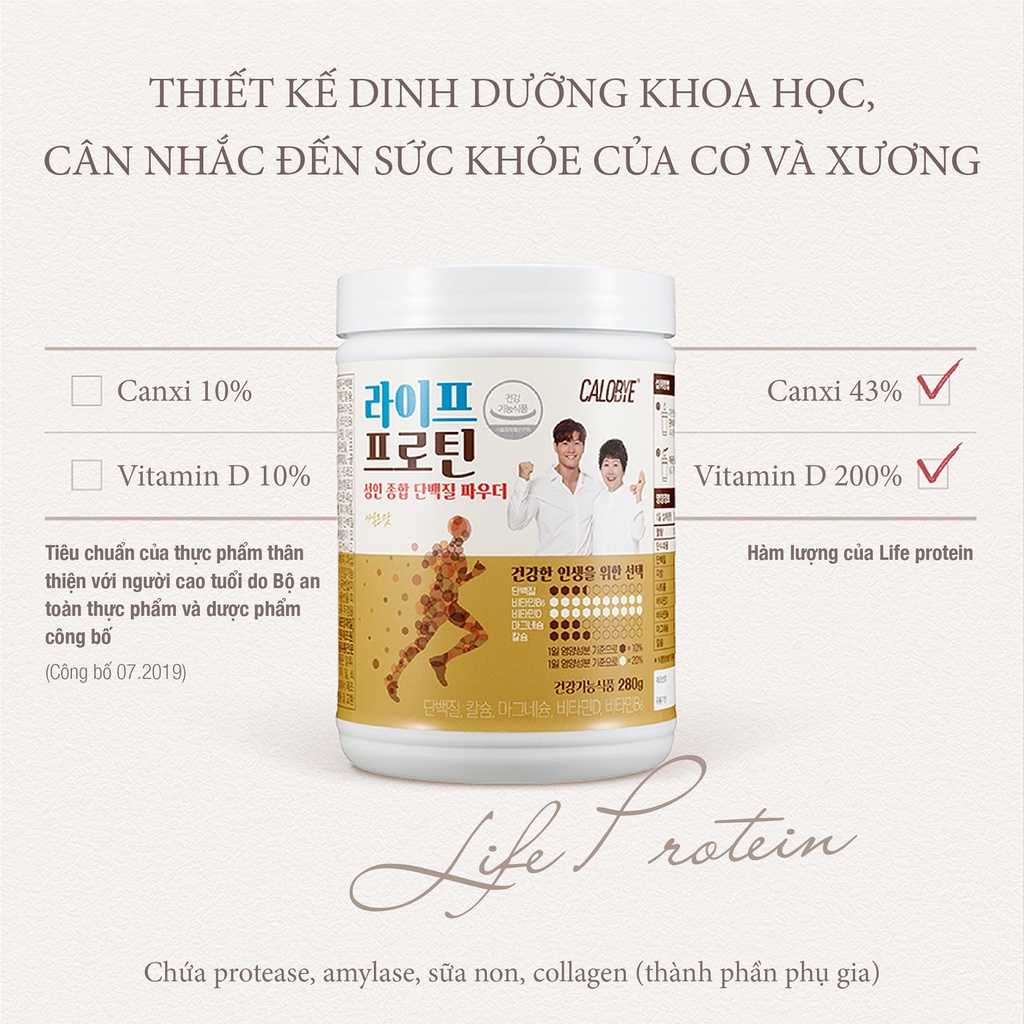Combo Giảm Mỡ Tăng Cơ Calobye Catechin Trà Xanh + Probiotics &amp; Life Protein