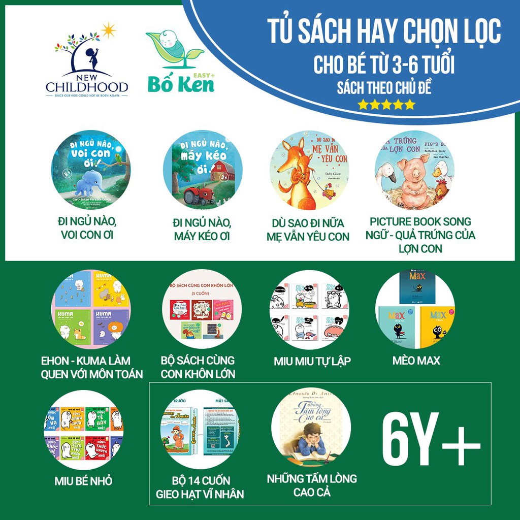 Sách - Picture Book Song Ngữ - Quả Trứng Của Lợn Con[Tủ Sách Shop Bố Ken]