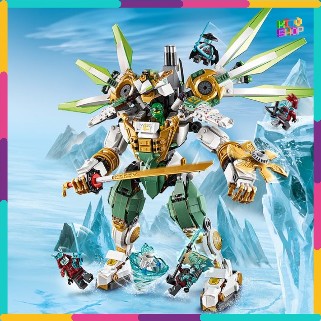 Bộ Đồ Chơi Xếp Hình Thông Minh Lego Ninjago Bela Lari 11331 Robot Người Máy Của Lloyd 912 Chi Tiết