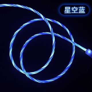 [Ảnh Thật] Cáp sạc Từ đèn LED  Nam Châm 360 độ.