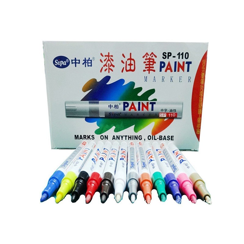 BUT SƠN-Bút Repaint-Bút vẽ lốp- bút vẽ giày Sipa paint marker SP110