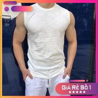 Áo sát nách Tank Top áo lá áo ba lỗ nam cotton 100% cực đẹp và thấm hút