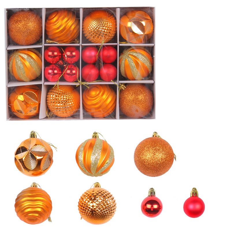 Set 26 Quả Châu Treo Trang Trí Cây Thông Giáng Sinh Lấp Lánh